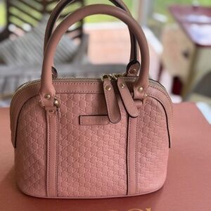 Gucci Microguccissima Mini Dome Bag Soft Pink